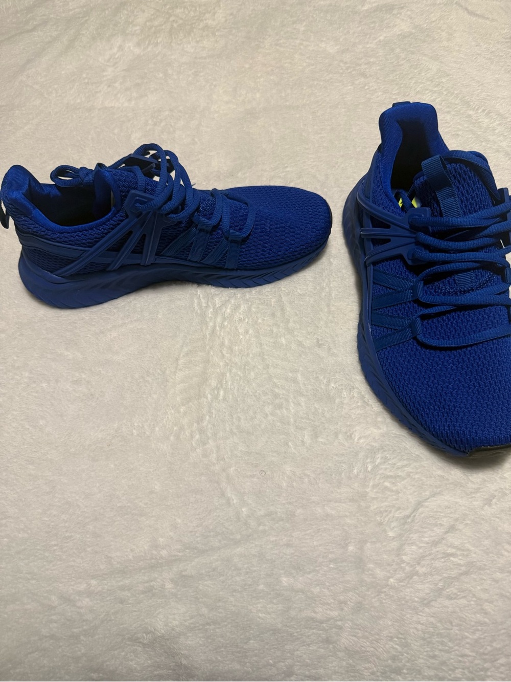 Women Blue Athletic Sneakers Size 7